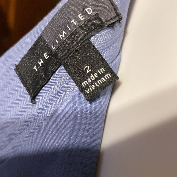 The Limited Women’s Gray/Blue & White Polka Dot Pencil Skirt. Size 2. - Picture 5 of 7